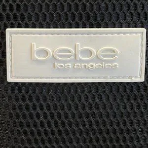 bebe | Bags | Bebe Manny Lg Backpack Black Netted Removable  display picture 2